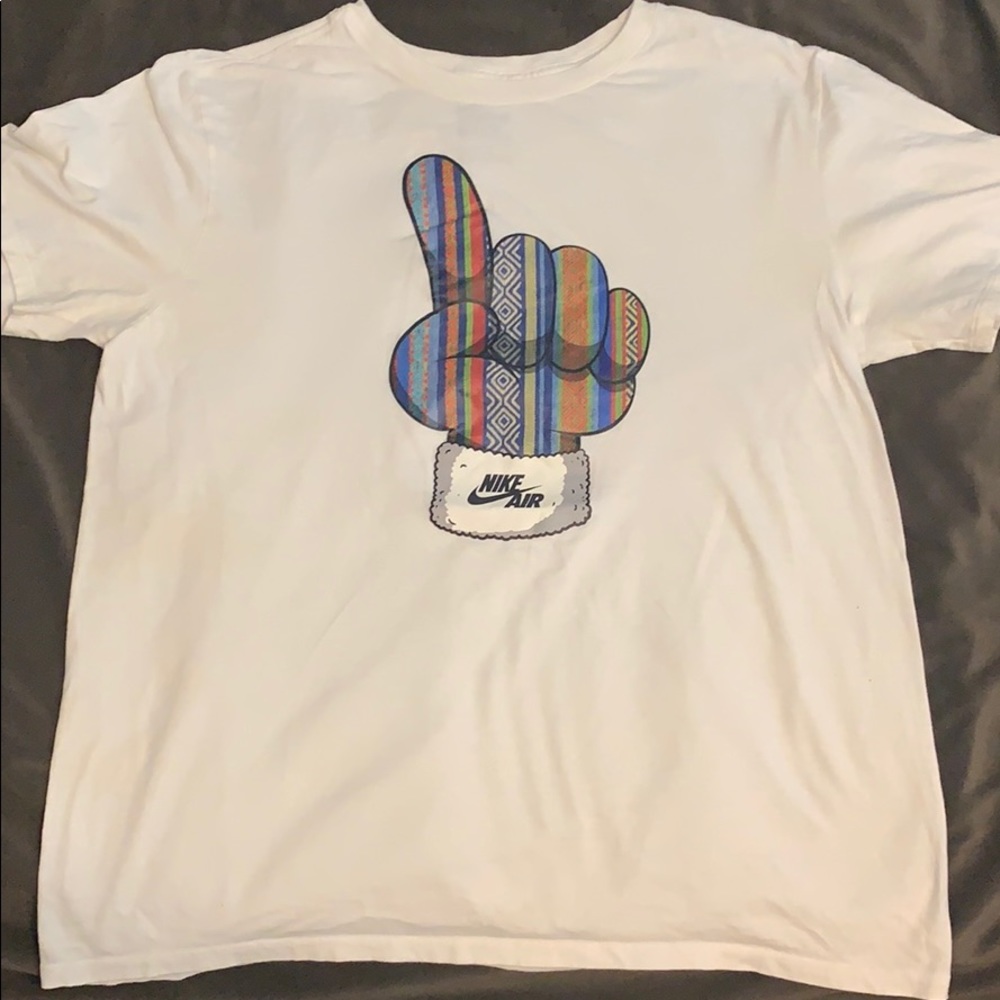 White Nike Tee